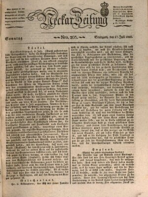 Neckar-Zeitung Sonntag 27. Juli 1828