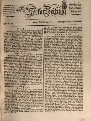 Neckar-Zeitung Montag 28. Juli 1828