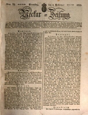 Neckar-Zeitung Dienstag 3. Februar 1829