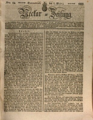 Neckar-Zeitung Samstag 7. März 1829