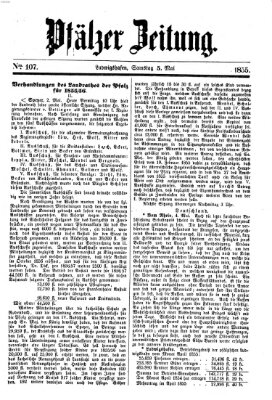 Pfälzer Zeitung Samstag 5. Mai 1855