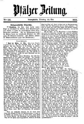 Pfälzer Zeitung Dienstag 15. Mai 1855