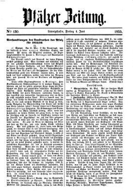 Pfälzer Zeitung Freitag 1. Juni 1855