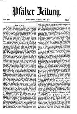 Pfälzer Zeitung Dienstag 20. Juli 1858