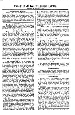 Pfälzer Zeitung Samstag 3. November 1860