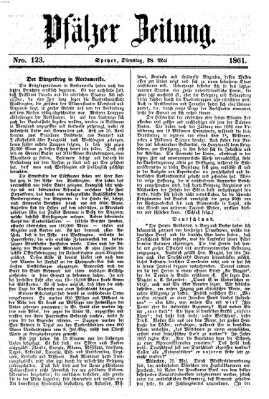Pfälzer Zeitung Dienstag 28. Mai 1861