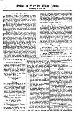 Pfälzer Zeitung Donnerstag 7. März 1861