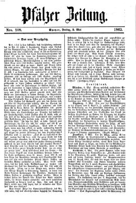 Pfälzer Zeitung Freitag 9. Mai 1862