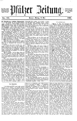 Pfälzer Zeitung Montag 18. Mai 1863