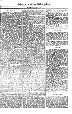 Pfälzer Zeitung Sonntag 8. April 1866