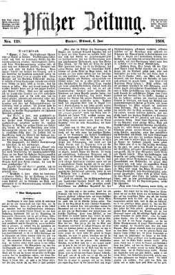 Pfälzer Zeitung Mittwoch 6. Juni 1866