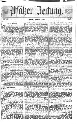 Pfälzer Zeitung Mittwoch 4. Juli 1866