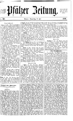 Pfälzer Zeitung Donnerstag 19. Juli 1866