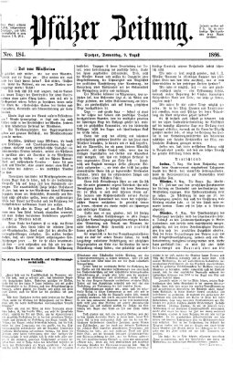 Pfälzer Zeitung Donnerstag 9. August 1866
