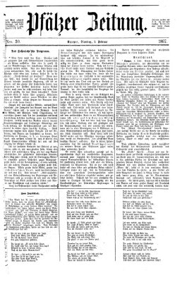 Pfälzer Zeitung Dienstag 5. Februar 1867