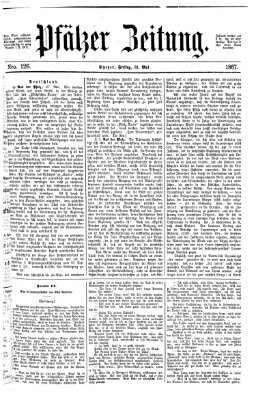 Pfälzer Zeitung Freitag 31. Mai 1867