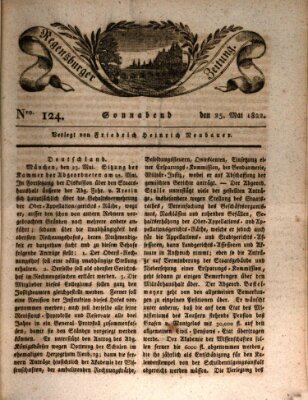 Regensburger Zeitung Samstag 25. Mai 1822