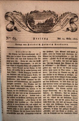 Regensburger Zeitung Freitag 14. März 1823