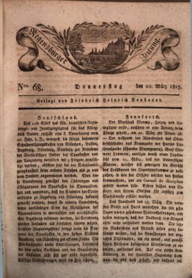 Regensburger Zeitung Donnerstag 20. März 1823