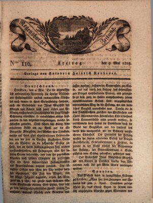 Regensburger Zeitung Freitag 9. Mai 1823