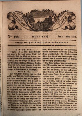 Regensburger Zeitung Mittwoch 21. Mai 1823
