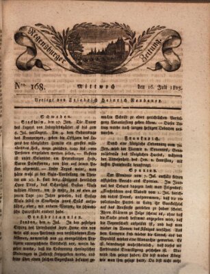 Regensburger Zeitung Mittwoch 16. Juli 1823