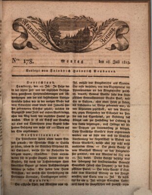 Regensburger Zeitung Montag 28. Juli 1823