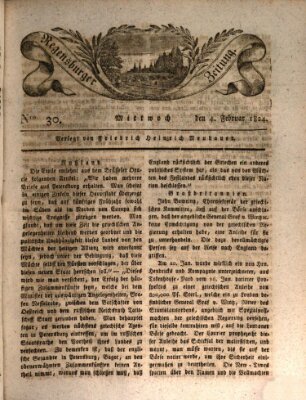 Regensburger Zeitung Mittwoch 4. Februar 1824