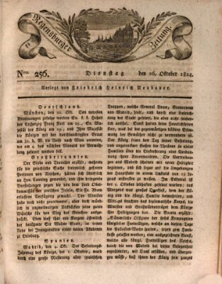 Regensburger Zeitung Dienstag 26. Oktober 1824