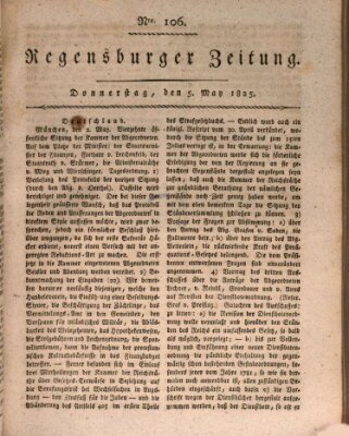 Regensburger Zeitung Donnerstag 5. Mai 1825