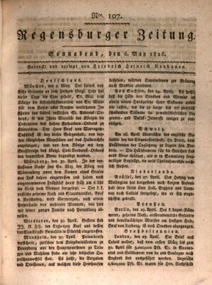 Regensburger Zeitung Samstag 6. Mai 1826