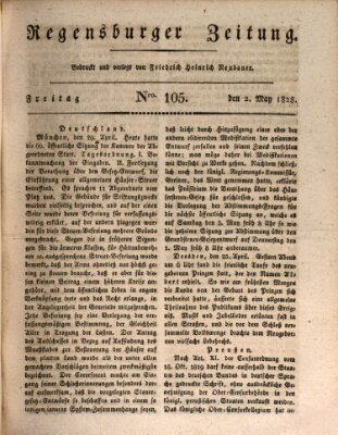 Regensburger Zeitung Freitag 2. Mai 1828