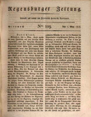 Regensburger Zeitung Mittwoch 7. Mai 1828