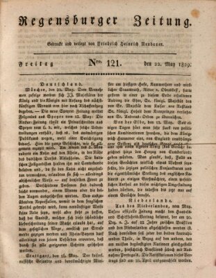 Regensburger Zeitung Freitag 22. Mai 1829
