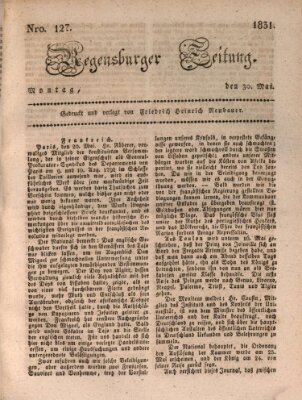 Regensburger Zeitung Montag 30. Mai 1831
