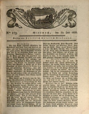 Regensburger Zeitung Mittwoch 29. Juli 1835