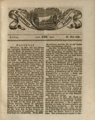 Regensburger Zeitung Freitag 27. Mai 1836