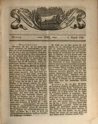 Regensburger Zeitung Montag 1. August 1836