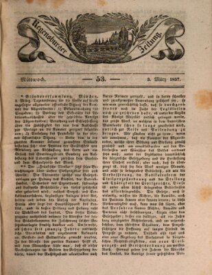 Regensburger Zeitung Freitag 3. März 1837
