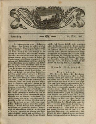 Regensburger Zeitung Dienstag 21. März 1837