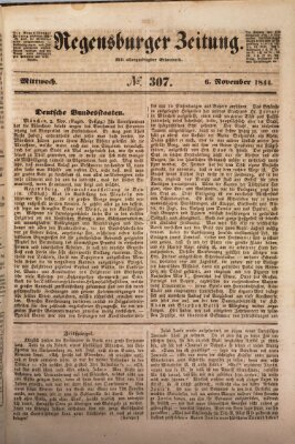 Regensburger Zeitung Mittwoch 6. November 1844