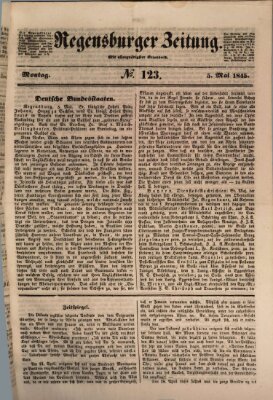Regensburger Zeitung Montag 5. Mai 1845
