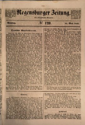 Regensburger Zeitung Montag 12. Mai 1845