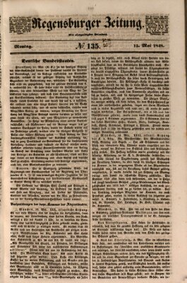 Regensburger Zeitung Montag 15. Mai 1848