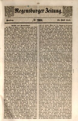 Regensburger Zeitung Freitag 28. Juli 1848