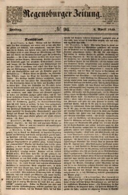 Regensburger Zeitung Freitag 6. April 1849