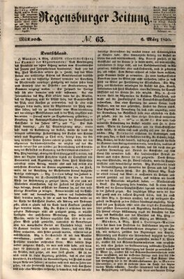 Regensburger Zeitung Mittwoch 6. März 1850