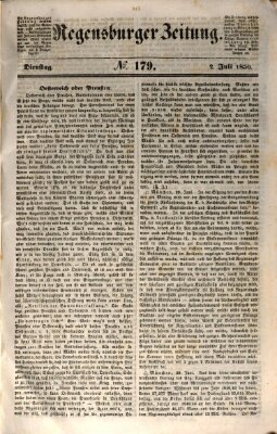 Regensburger Zeitung Dienstag 2. Juli 1850