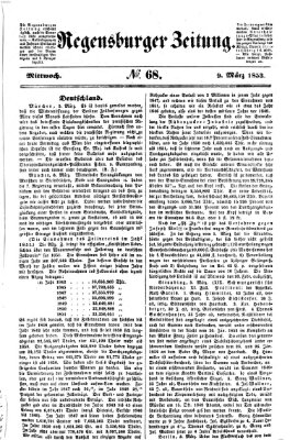 Regensburger Zeitung Mittwoch 9. März 1853