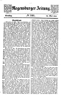 Regensburger Zeitung Dienstag 24. Mai 1853